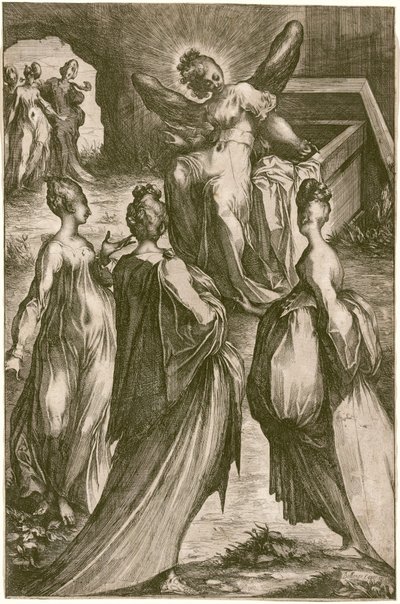 De tre Maria vid graven. av Jacques Bellange