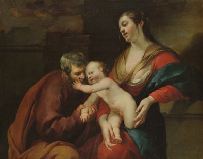 Den heliga familjen av Jacques Blanchard