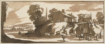 En bondgård av Jacques Callot