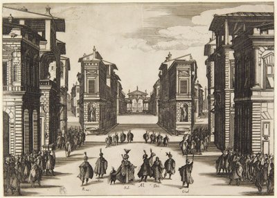 Akt 4, ur serien Soliman av Jacques Callot