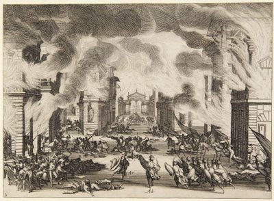 Akt 5, ur serien Soliman av Jacques Callot