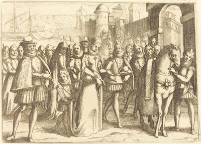 Ankomst till Valencia av Jacques Callot
