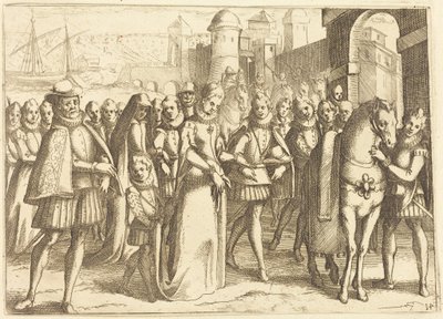 Ankomst till Valencia av Jacques Callot