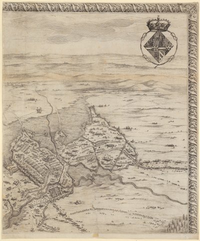 Detalj ur ”Slaget om Breda” av Jacques Callot