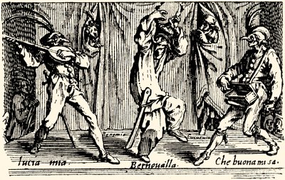 Balls of Sfessania - från etsningar av Jacomo Callot. av Jacques Callot