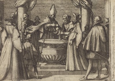 Dopet av Spaniens prins [verso] av Jacques Callot