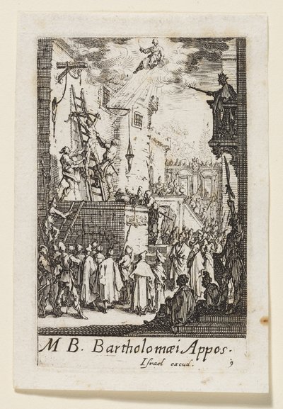 Aposteln Bartolomaios (Bartholomaei Apost.) av Jacques Callot
