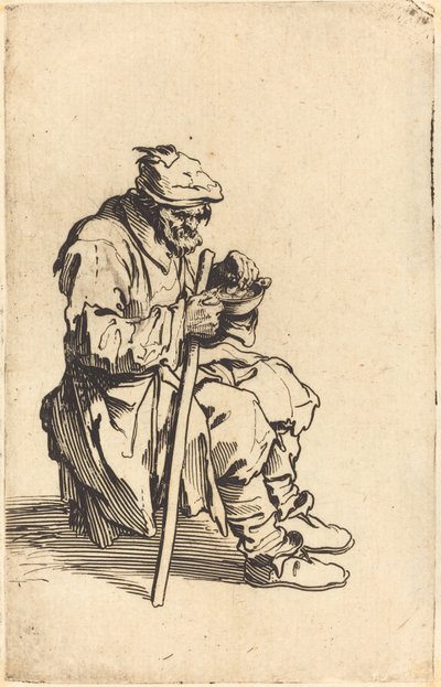 Tiggare som äter av Jacques Callot