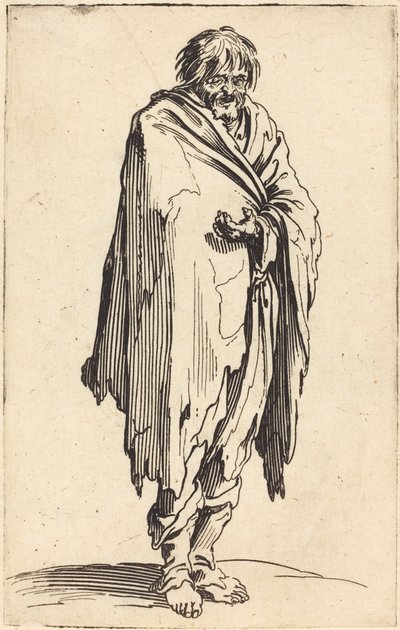 Tiggare med bara huvud och fötter, c.1622 av Jacques Callot