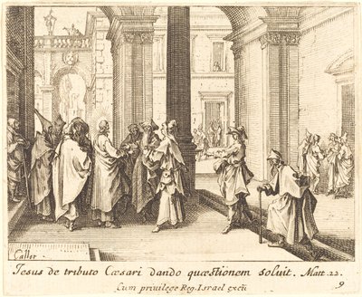 Caesars mynt av Jacques Callot