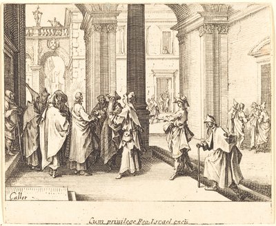 Caesars mynt, 1635. av Jacques Callot