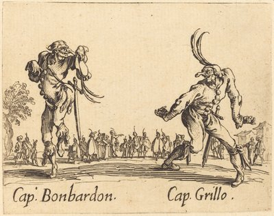 Kille. Bonbardon och Cap. Cricket av Jacques Callot