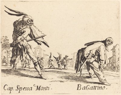 Cap Spessa Monti och Bagattino av Jacques Callot