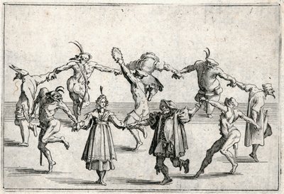 Kapriser av olika figurer av Jacques Callot