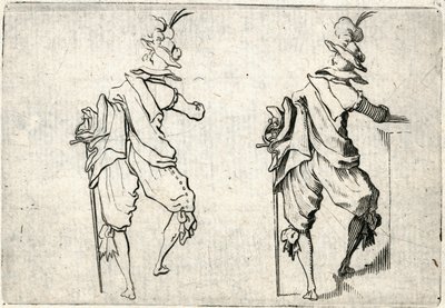 Kapriser av olika figurer av Jacques Callot