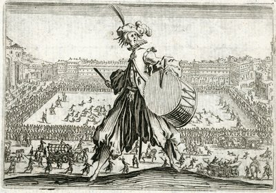 Kapriser av olika figurer av Jacques Callot