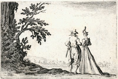 Kapriser av olika figurer av Jacques Callot