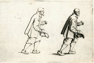 Kapriser av olika figurer av Jacques Callot