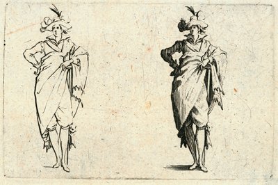Kapriser av olika figurer av Jacques Callot