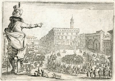 Kapriser av olika figurer av Jacques Callot