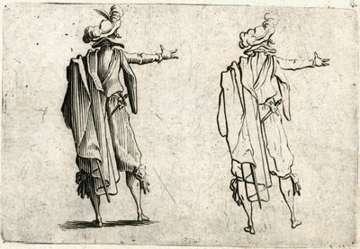 Kapriser av olika figurer av Jacques Callot