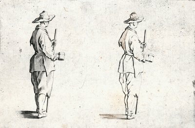 Kapriser av olika figurer av Jacques Callot