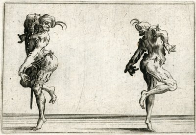 Kapriser av olika figurer av Jacques Callot