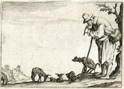 Kapriser av olika figurer av Jacques Callot