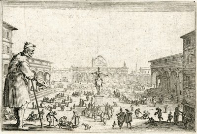 Kapriser av olika figurer av Jacques Callot
