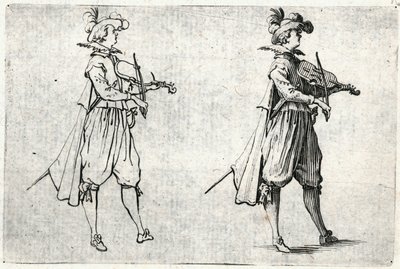 Kapriser av olika figurer av Jacques Callot