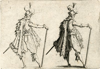 Kapriser av olika figurer av Jacques Callot