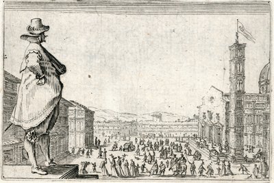 Kapriser av olika figurer av Jacques Callot