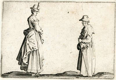 Kapriser av olika figurer av Jacques Callot