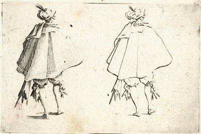 Kapriser av olika figurer av Jacques Callot