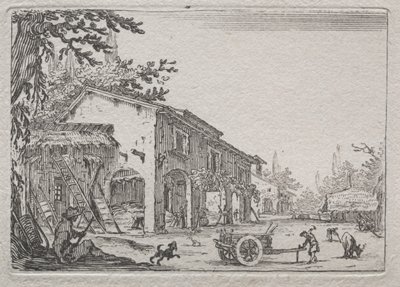 Caprices: Den italienska gården av Jacques Callot