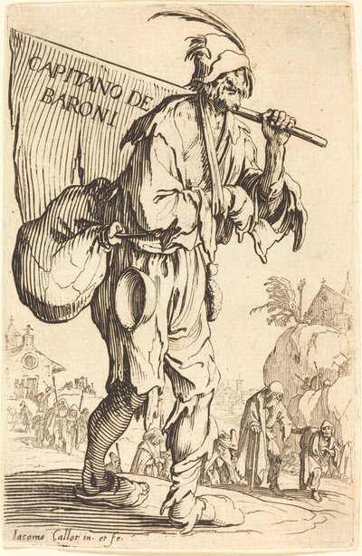 Kapten för baronerna av Jacques Callot