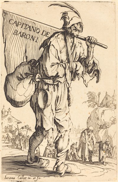 Kapten för baronerna av Jacques Callot