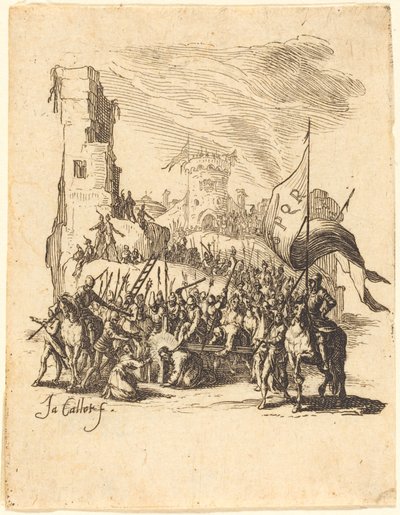 Kristus som bär korset av Jacques Callot