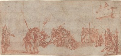 Kristus krönt med törnar av Jacques Callot