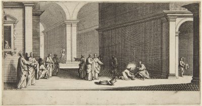 Kristus tvättar apostlarnas fötter av Jacques Callot