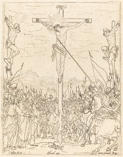 Kristus på korset. av Jacques Callot