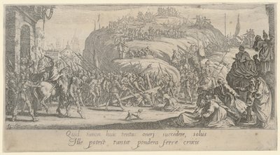Kristus bär korset av Jacques Callot