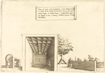 Kyrka i Kairo av Jacques Callot