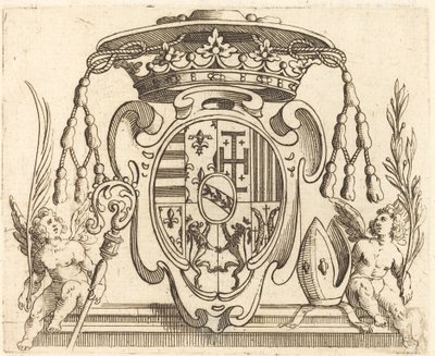 Vapensköld av Nicolas Francis av Lorraine av Jacques Callot