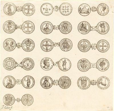 Mynt [skylt 10] av Jacques Callot