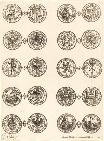 Mynt [skylt 2] av Jacques Callot