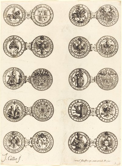 Mynt [skylt 5] av Jacques Callot