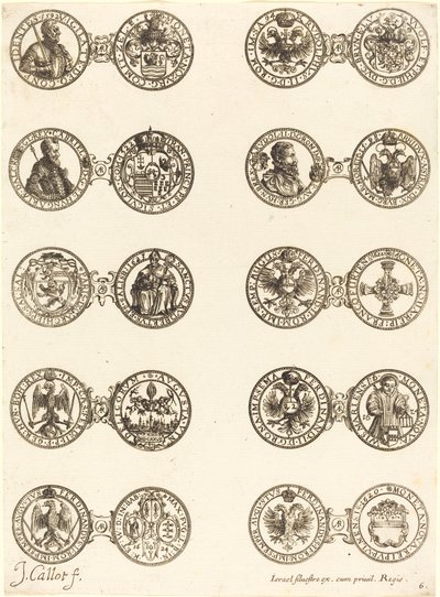 Mynt [skylt 6] av Jacques Callot