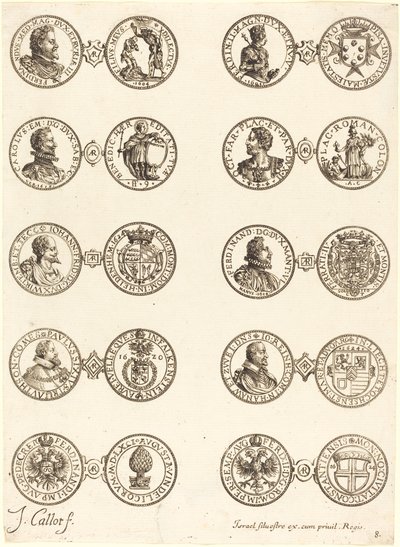 Mynt [skylt 8] av Jacques Callot