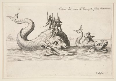 Bekämpa? la Barrière, Entré till MM. av Varncourt, Tyllon och Marimont av Jacques Callot